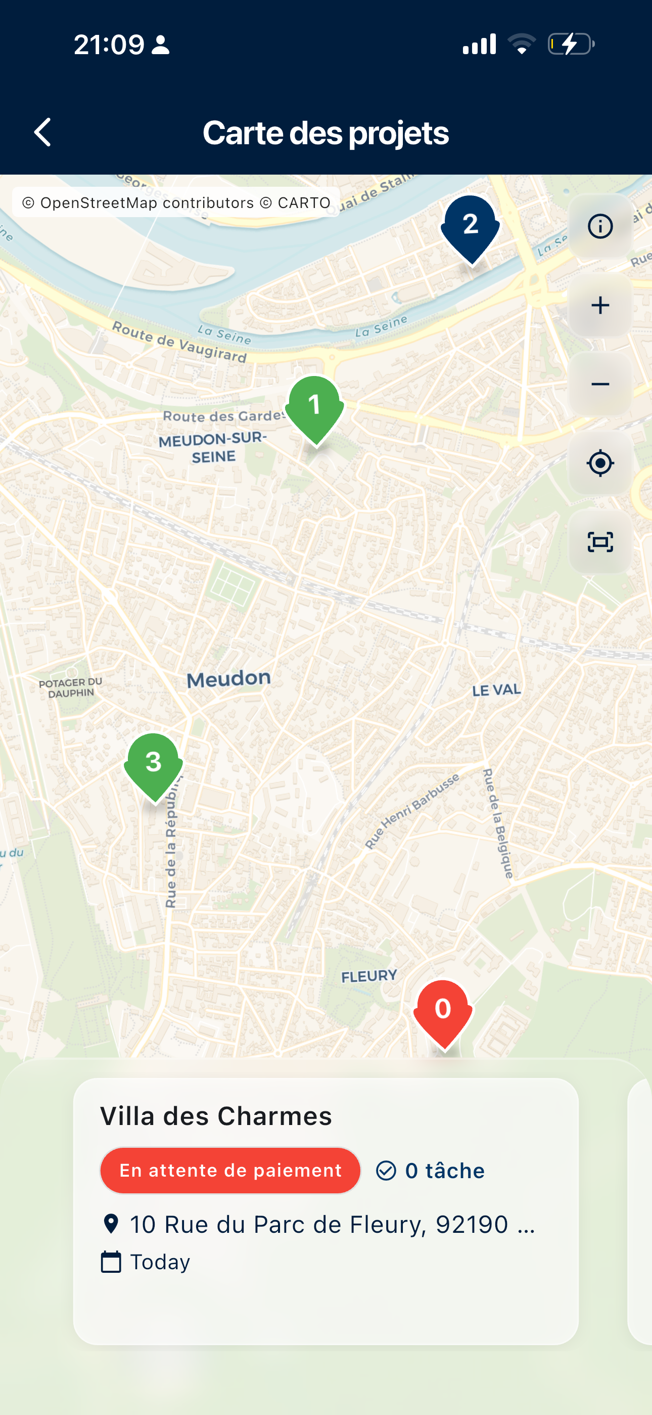 Kalepin - Map view